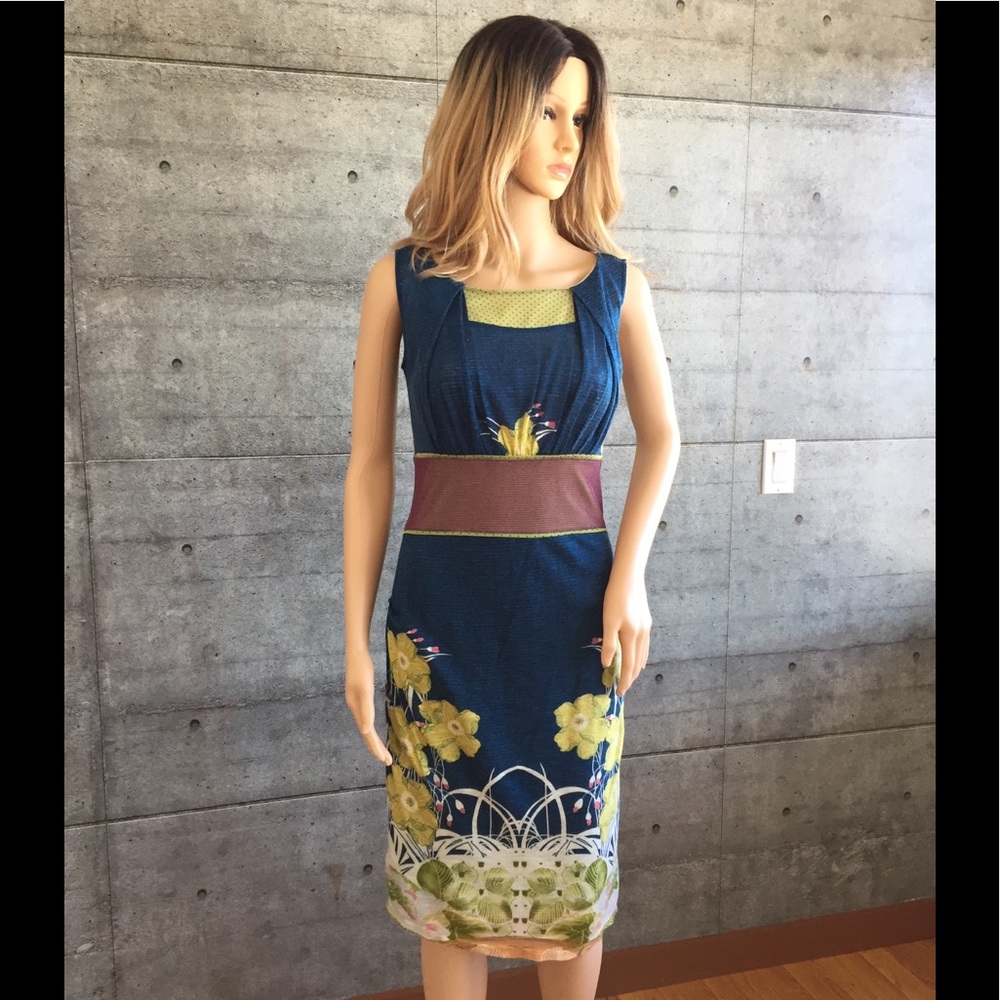 Anac designed by Kimi wool blend midi dress .M.EUC